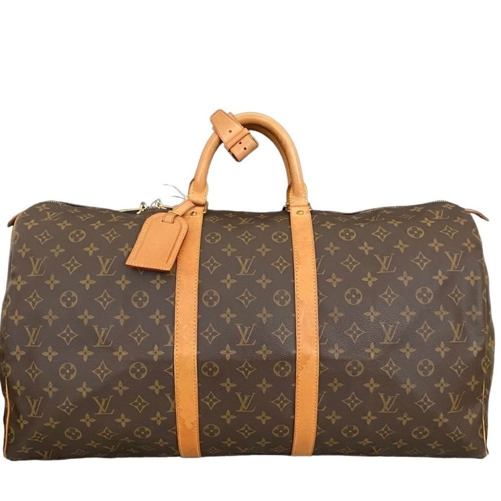 LOUIS VUITTON Monogram Keepall 55 Travel Bag  FL0081